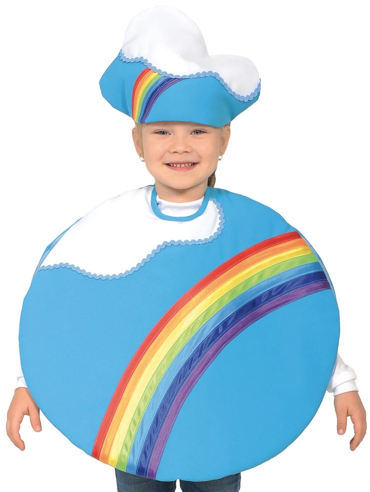 Детский карнавальный костюм «Радуга» для девочек и мальчиков