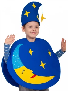 Детский карнавальный костюм «Месяц» для девочек и мальчиков