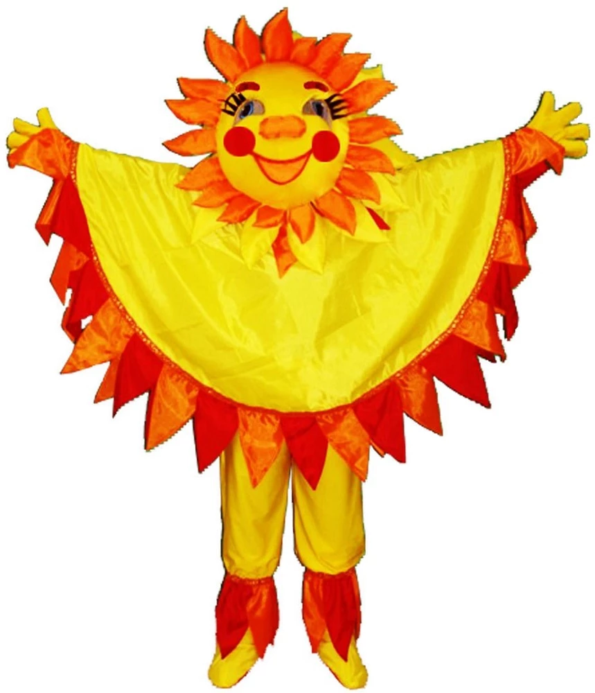 Ростовая кукла, костюм «Солнце» для взрослых