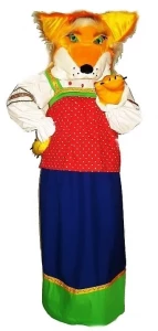 Ростовая кукла, костюм «Лиса Патрикеевна» для взрослых
