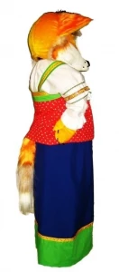 Ростовая кукла, костюм «Лиса Патрикеевна» для взрослых
