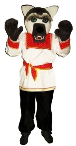 Ростовая кукла, костюм «Серый Волк» для взрослых
