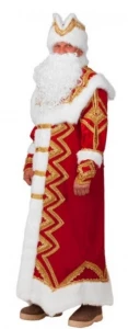 Новогодний костюм Дед Мороз «Великолепный» мужской