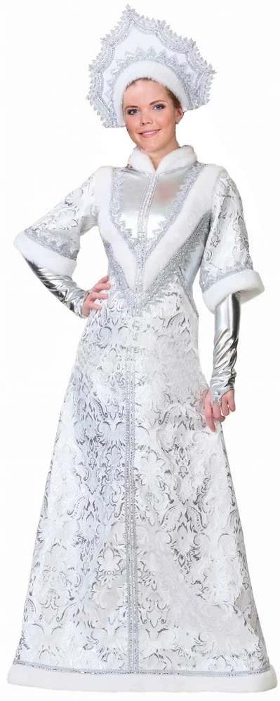 Новогодний костюм Снегурочка «Метелица» для девушек