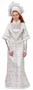 Новогодний костюм Снегурочка «Метелица» для девушек