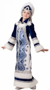 Новогодний костюм Снегурочка «Млада» для девочек