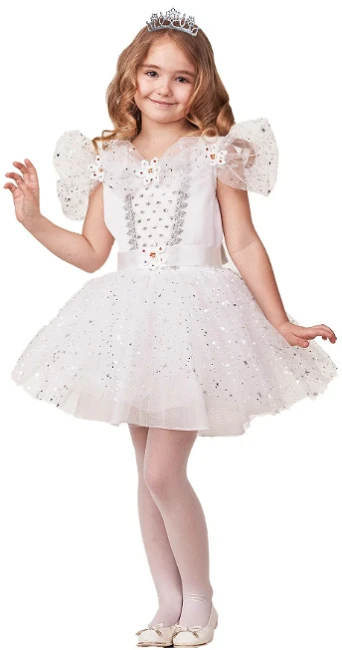 Новогодний костюм «Снежиночка» для девочек