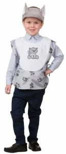 Детский маскарадный костюм «Котик» для мальчиков и девочек