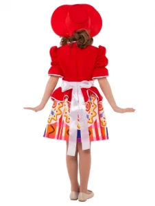 Детский карнавальный костюм «Дымковская игрушка» для девочек