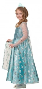 Детский маскарадный костюм Принцесса «Эльза» (Холодное Сердце) для девочек