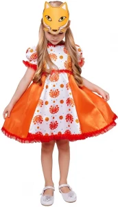 Детский карнавальный костюм Лиса «Любонька» для девочек