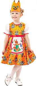 Детский карнавальный костюм Белка «Анфиса» для девочек