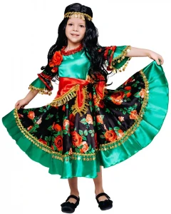 Детский карнавальный костюм Цыганка «Рада» для девочек