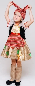 Карнавальный костюм «Баба-Яга» для девочек