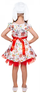 Детский карнавальный костюм Зайка «Лена» для девочек