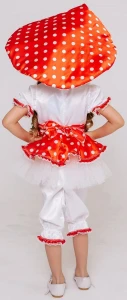 Детский маскарадный костюм Гриб «Мухомор» для девочек