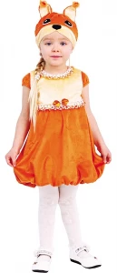 Детский карнавальный костюм Белочка «Тося» для девочек