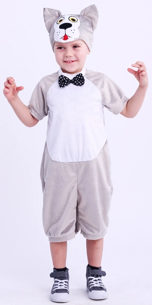 Детский карнавальный костюм Волк «Костик» для мальчиков