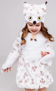 Детский карнавальный костюм Птица «Сова Нюша» для девочек