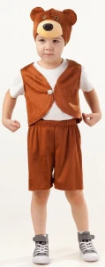 Детский карнавальный костюм Медведь «Потапик» для мальчиков