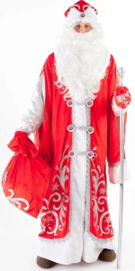 Карнавальный костюм Дед Мороз «Премиум» для взрослых