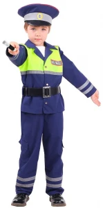 Детский маскарадный костюм «Инспектор ДПС» для мальчиков