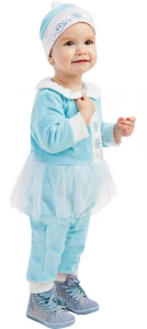 Детский карнавальный костюм «Снегурочка» для малышей