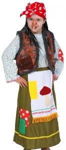 Детский карнавальный костюм Баба-Яга «Дремучая»