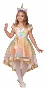 Детский карнавальный костюм «Единорожка» для девочек