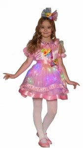 Карнавальный костюм «Пироженка-Мороженка» (светящийся) детский