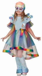 Детский карнавальный костюм «Радуга Дэш» для девочек