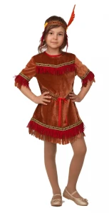 Карнавальный костюм «Индианка» для девочек