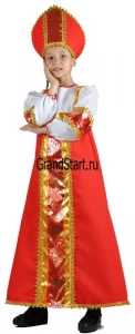 Карнавальный костюм «Сударушка» для девочек