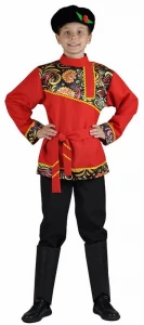 Карнавальный костюм «Хохлома» для мальчиков