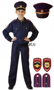 Карнавальный костюм «Полицейский» детский