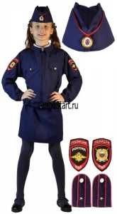 Карнавальный костюм «Полицейская» для девочек
