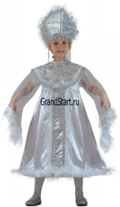 Карнавальный костюм «Зимушка-Зима» для девочек