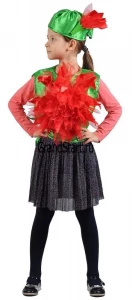Карнавальный костюм Цветок «Гвоздика» детский