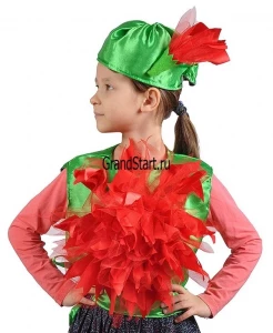 Карнавальный костюм Цветок «Гвоздика» детский