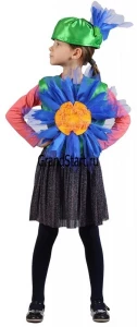 Карнавальный костюм Цветок «Василёк» детский