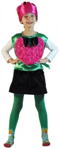Карнавальный костюм «Малина» для девочек