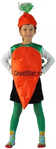 Маскарадный костюм «Морковка» детский
