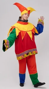 Карнавальный костюм «Скоморох» (на верхнюю одежду) для взрослых