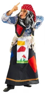 Карнавальный костюм «Баба Яга» женский