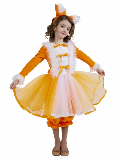 Карнавальный костюм Мисс «Лиса» для девочек