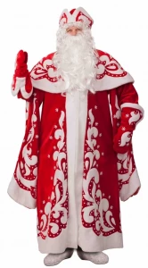Новогодний костюм Дед Мороз «Премиум» для взрослых