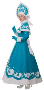 Новогодний костюм Снегурочка «Премиум» женский