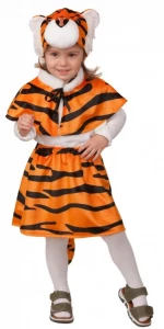 Карнавальный костюм «Тигрица» для девочек