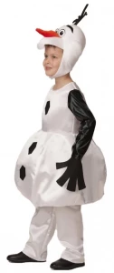 Новогодний костюм Снеговик «Олаф» детский