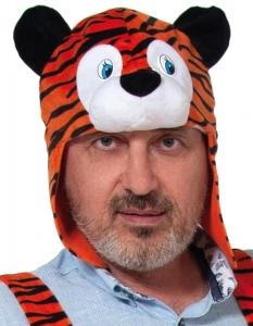 Карнавальная Шапочка «Тигр» для взрослых